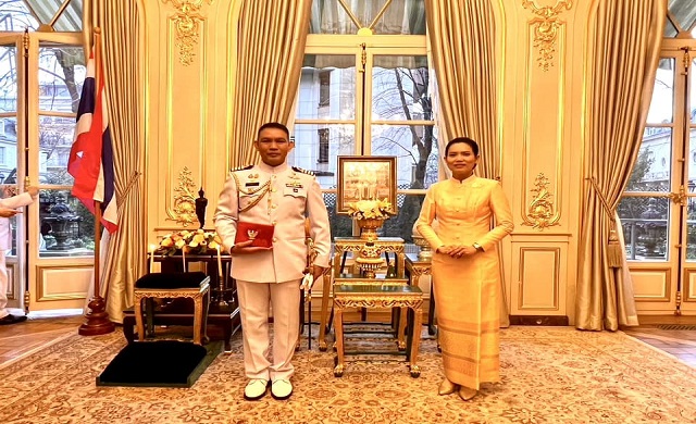 เมื่อวันที่ ๒๒ ก.พ.๖๗ นายศรัณย์ เจริญสุวรรณ เอกอัครราชทูต ณ กรุงปารีส ได้กรุณาเป็นประธานในพิธีรับพระราชทานเครื่องราชอิสริยาภรณ์อันเป็นที่เชิดชูยิ่ง