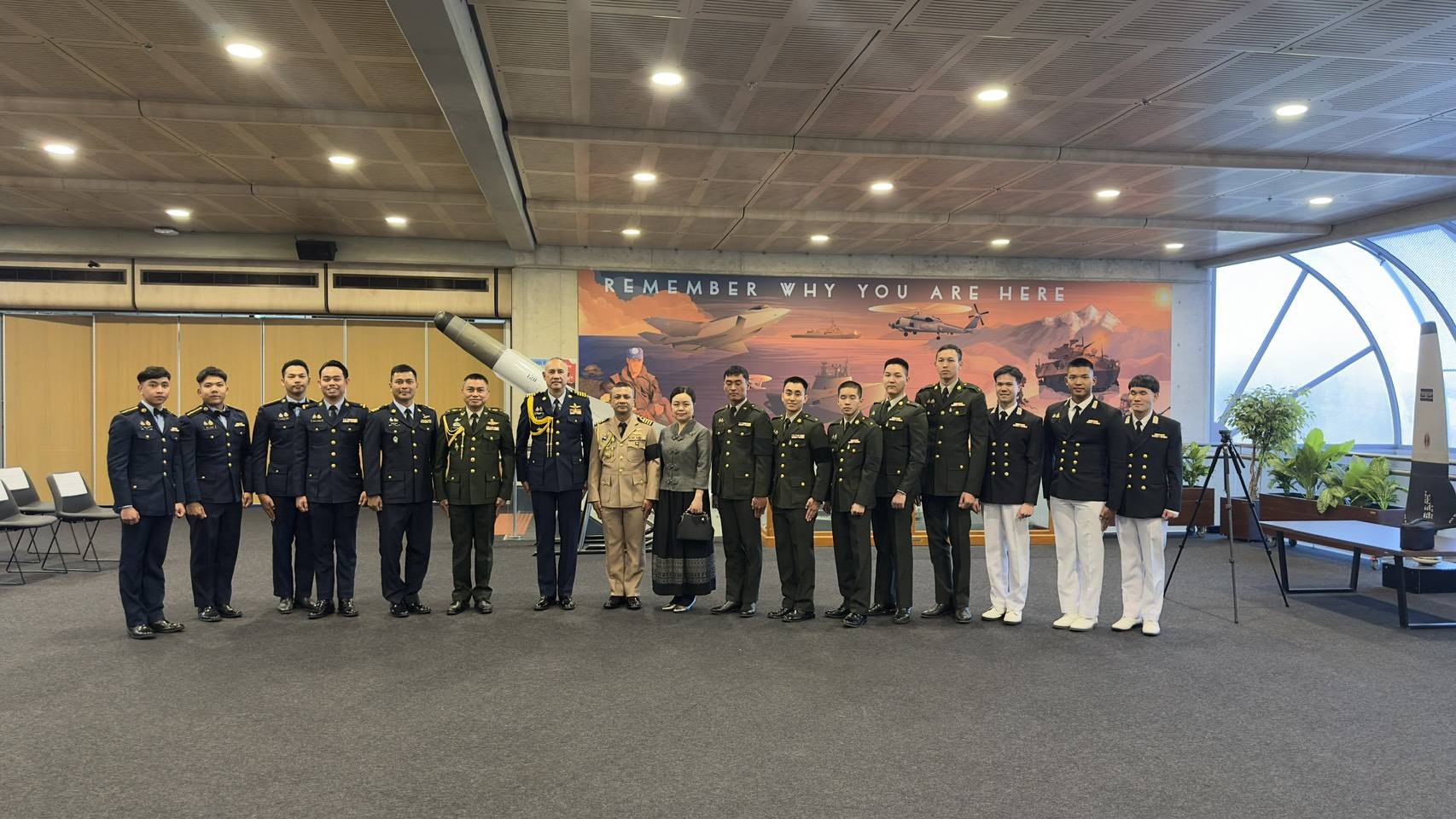 ผชท.ทร. ไทย/แคนเบอร์รา และภริยา ร่วมงาน Defence Attache Cocktail Night