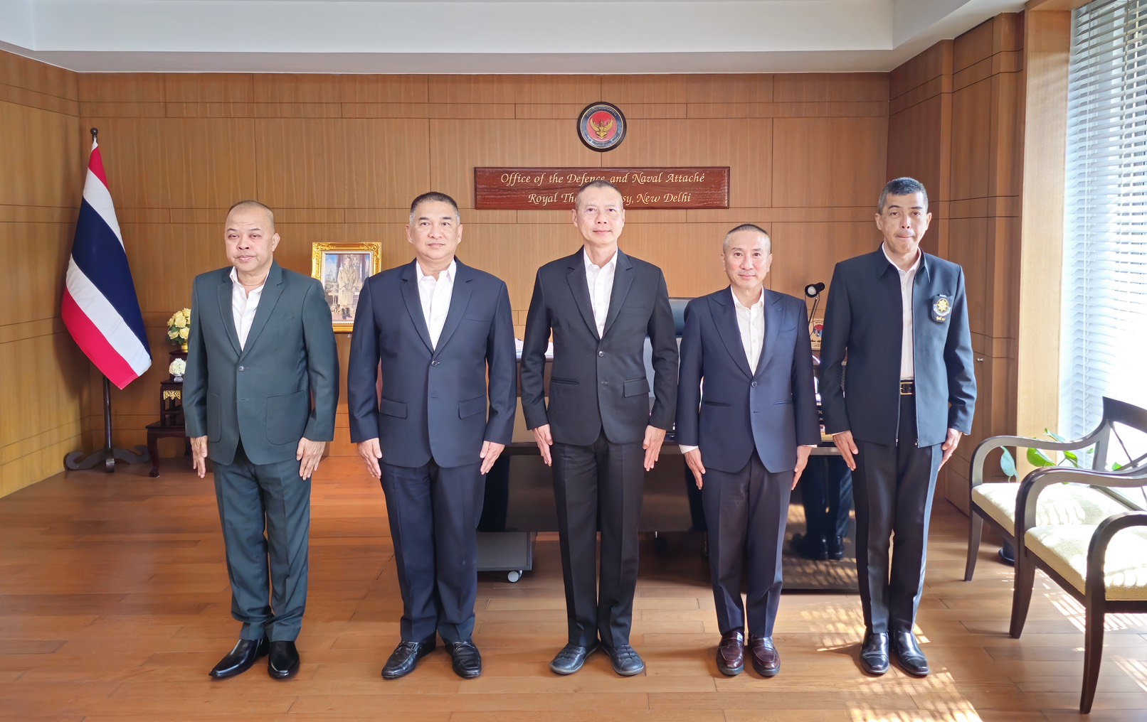 ในระหว่าง 2 - 5 มี.ค.69 ผชท.ทร.ไทย/นิวเดลี รรก.ผชท.ทหารฯ และภริยา ให้การรับรอง พล.ร.อ.กรวิทย์ ฉายะรถี ผบ.กร. และคณะ ในโอกาสเดินทางมาตรวจ ติดตาม และประเมินผลการปฏิบัติงานของ สน.ผชท.ทหาร ไทย/นิวเดลี (ส่วน ทร.) ประจำปีงบประมาณ 69