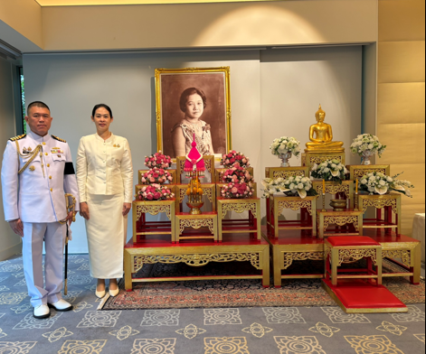 ในวันที่ 22 พฤษภาคม 2569 ผชท.ทร.ไทย/โตเกียว และคู่สมรส เข้าร่วมในพิธีเจริญพระพุทธมนต์ถวายพระราชกุศลแด่สมเด็จพระนางเจ้ารำไพพรรณี พระบรมราชินี ในรัชกาลที่ 7 เนื่องในโอกาสการประกาศยกย่องพระเกียรติคุณพระราชกรณียกิจในวาระครบ 100 ปี ณ หอประชุม สถานเอกอัครราชทูตฯ โดยมี นายวิชชุ เวชชาชีวะ เอกอัครราชทูต ณ กรุงโตเกียว เป็นประธานในพิธีฯ