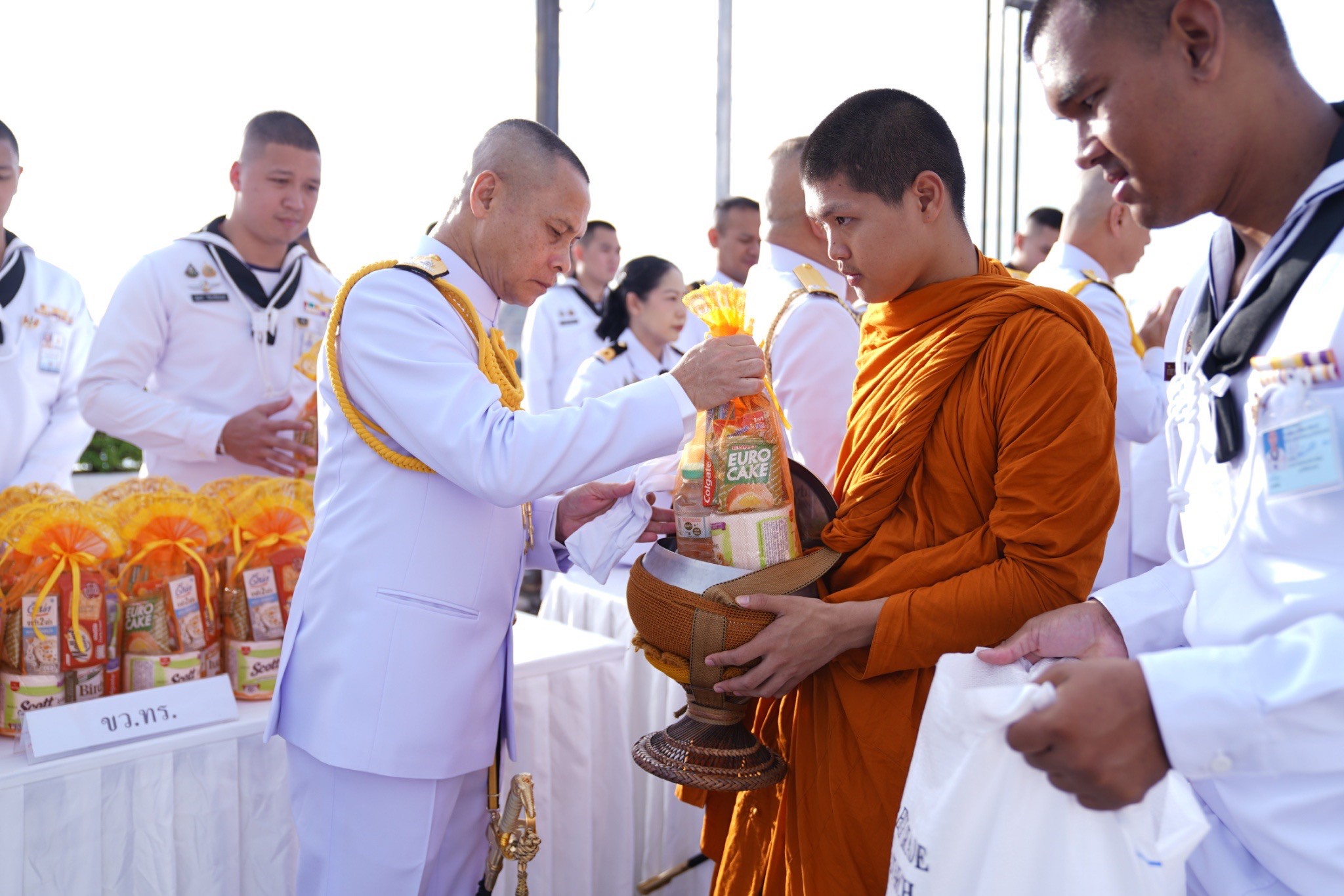 รอง จก.ขว.ทร. ร่วมพิธีบำเพ็ญกุศล ในวาระครบ 7 วัน (สัตตมวาร) แห่งการสิ้นพระชนม์ ถวายแด่ สมเด็จพระเจ้าลูกเธอ เจ้าฟ้าพัชรกิติยาภา นเรนทิราเทพยวดี กรมหลวงราชสาริณีสิริพัชร มหาวัชรราชธิดา